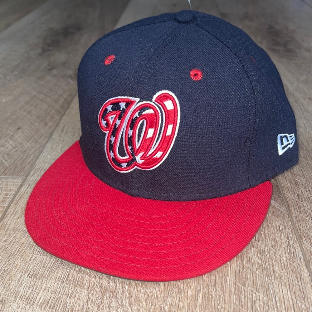 Washington Nationals New Era Fitted Hat 7 3/4